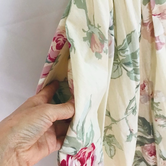 Vintage S.G. Gilbert Yellow Floral Dress - Picture 12 of 14